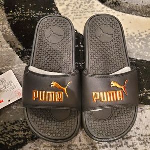 Rose Gold Cool Cat Slides